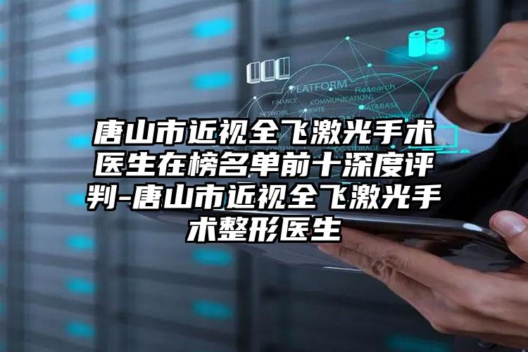 唐山市近视全飞激光手术医生在榜名单前十深度评判-唐山市近视全飞激光手术整形医生