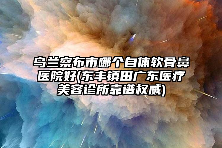 乌兰察布市哪个自体软骨鼻医院好(东丰镇田广东医疗美容诊所靠谱权威)